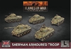 Flames of War - British Sherman Armoured Troop BBX60 Plastic