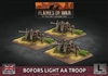 Flames of War - British Bofors Light AA Troop BBX65 Plastic