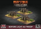 Flames of War - British Bofors Light AA Troop BBX65 Plastic