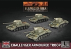 Flames of War - BBX72 Challenger Armoured Troop (Plastic)