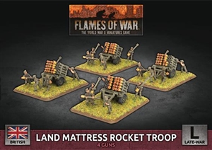 Flames of War - BBX77 Land Mattress Rocket Troop (4x)