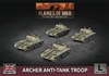 Flames of War - BBX78 Archer Anti-tank Troop (4x Plastic)