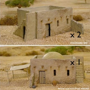 Renedra -  3 Mud Brick Houses and Accessories Add On Deal