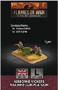 Flames of War - British Airborne Vickers MG Platoon Plastic