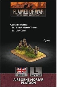 Flames of War - British Airborne Mortar Platoon BR815 Plastic