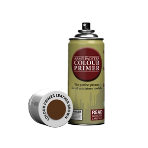 Army Painter Colour Primer Spray - Leather Brown