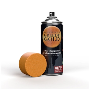 Army Painter Colour Primer Spray - Greedy Gold