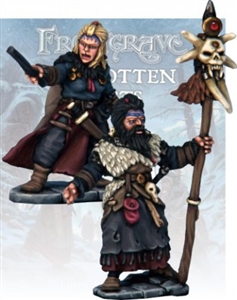 Frostgrave - FGV116 - Barbarian Wizard & Apprentice