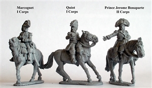 Perry Metals - French Mounted Generals of Division