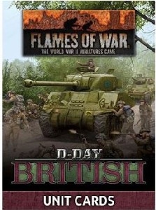 Flames of War - FW264U D-Day British Unit Cards