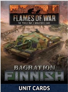Flames of War - FW269FU Bagration Finnish Unit Cards
