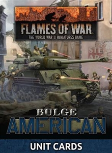 Flames of War - FW270U Bulge American Unit Cards