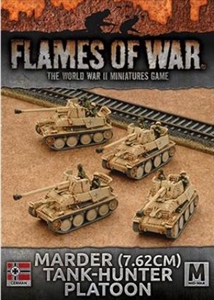 Flames of War - Afrika Korps Marder 7.62 Tank Hunter Platoon