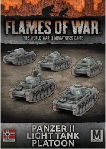 Flames of War - Panzer II Tank Platoon