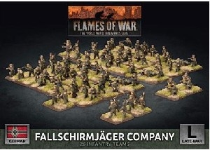 Flames of War - GBX136 Fallschirmjager Company plastic