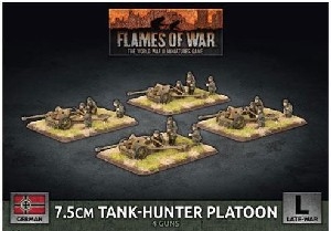 Flames of War - GBX148 7.5cm Tank Hunter Platoon plastic