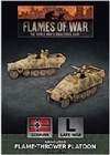 Flames of War - GBX156 German Sd Kfz 251 Flamethrower Platoon plastic