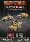 Flames of War - GBX157 Sd Kfz 221 and 222 SS Scout Troop