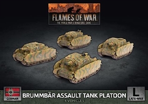Flames of War - GBX164 Brummbar Assault Tank Platoon