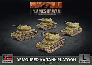 Flames of War - GBX166 Armoured AA Tank Platoon (Plastic)