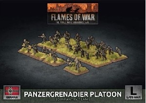 Flames of War - GBX169 Panzergrenadier Platoon plastic