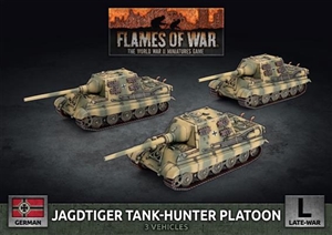Flames of War - GBX179 Jagdtiger Tank-Hunter Platoon (3x Plastic)
