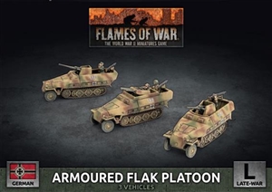 Flames of War - GBX180 Armoured Flak Platoon (3x Plastic)