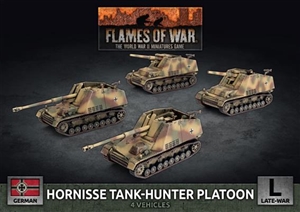 Flames of War - GBX182 Hornisse Tank-Hunter Platoon (4x Plastic)