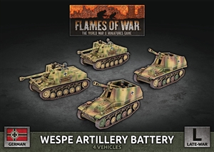Flames of War - GBX192 Wespe Artillery Battery (x4 Plastic)