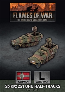 Flames of War - GBX194 Sd Kfz 251 Uhu Half-tracks (x2)