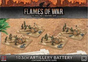 Flames of War - Afrika Korps 10.5cm Artillery Battery