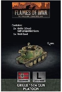 Flames of War - GE151 Grille 15cm Gun Platoon