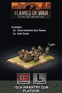 Flames of War - GE570 15cm Infantry Gun Platoon