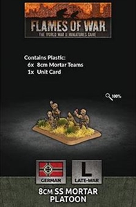 Flames of War - GE798 8cm SS Mortar Platoon Plastic