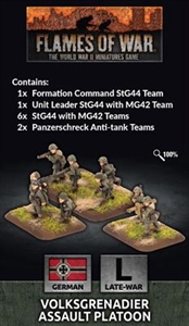 Flames of War - Flames of War - GE846 Volksgrenadier Assault Platoon (Plastic)