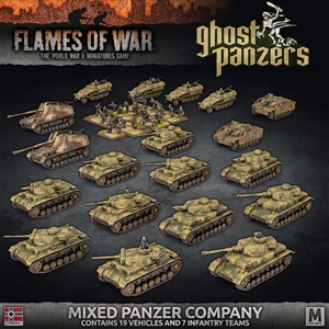 Flames of War - GEAB24 Ghost Panzers Mixed Panzer Company Army Deal