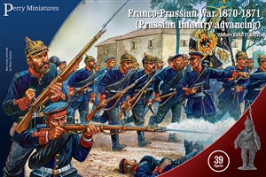 Perry Miniatures - Franco Prussian War Prussian Infantry Advancing 1870-1871 (Plastic)