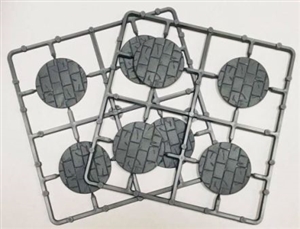 Renedra Bases - 40mm Diameter Paved Bases  (8)