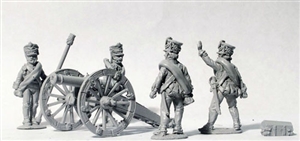 Perry Metals - Russian Foot Artillery Firing 6pdr