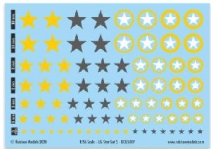 Rubicon Models - US Yellow and Grey Star Set