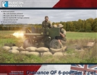 Rubicon Models - Ordnance QF6 pdr cwt Gun