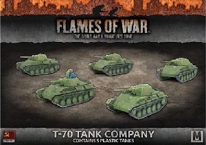 Flames of War - SBX55 T-70 Tank Company