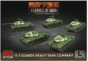 Flames of War - SBX62 IS-2 Guards Heavy Tank Company plastic