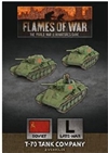 Flames of War - SBX68 T-70 Tank Company plastic