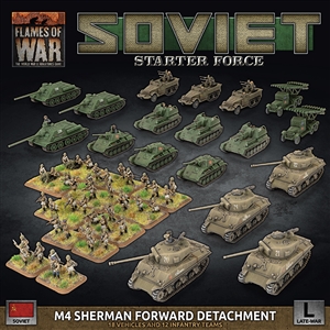 Flames of War - SUAB16 Soviet M4 Sherman Forward Detachment Army Deal