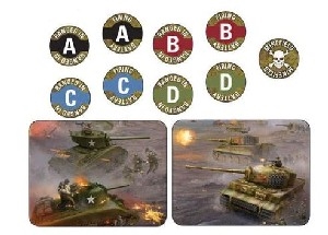 Flames of War - Late War Mission Token Set