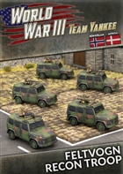 Team Yankee - TNOBX03 Norwegian and Danish Feltvogn Recon Troop (x5)