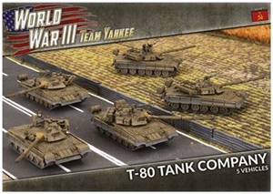 Team Yankee - TSBX21 T-80 Tank Company (Plastic)