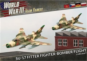 Team Yankee - TSBX28 Su-17 Fitter Fighter-bomber Flight ( Plastic)