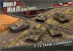 Team Yankee - TSBX29 T-72B Tank Company (Plastic)